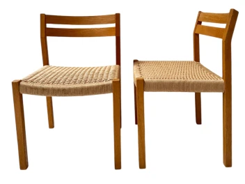 Set of 12 Mid-Century Modern 401 Dining Room Chairs by Niels Otto Møller, 1970s